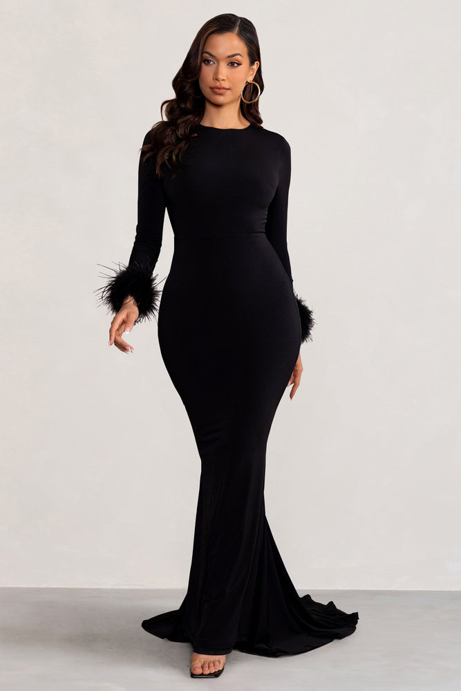Black Long Sleeve Evening Dresses | Grey Evening Dress Long Sleeve - Dress  Sleeve V - Aliexpress
